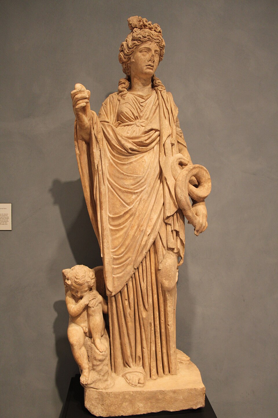 Histoire roman marble statue of venus hygieia, asia minor, 200 ad (10454171925)